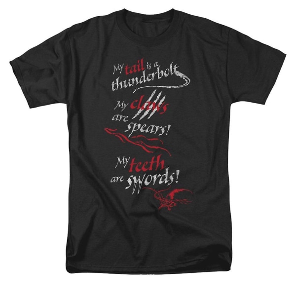 T-shirten Hobbit Tail Claws Teeth XXL