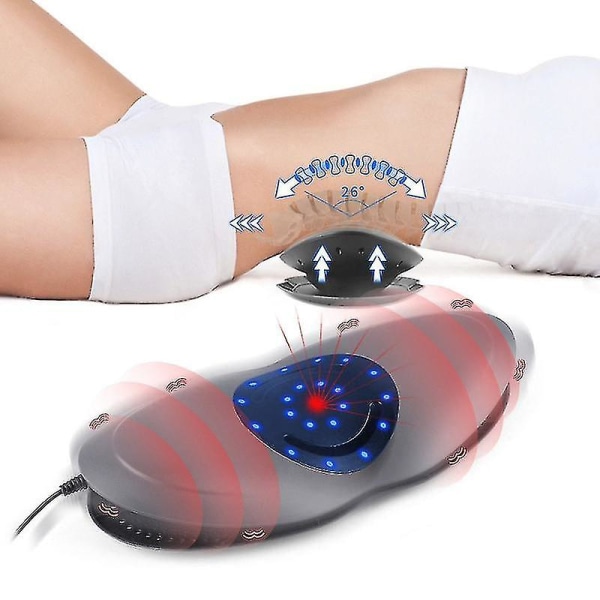 Elektrisk Air Lumbal Spine Massager Multifunktionell Uppblåsbar Hot Comp