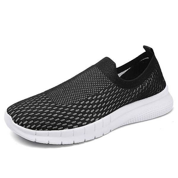 Herrsneakers Ultralätt andas löparskor Fr28270 BlackWhite 41