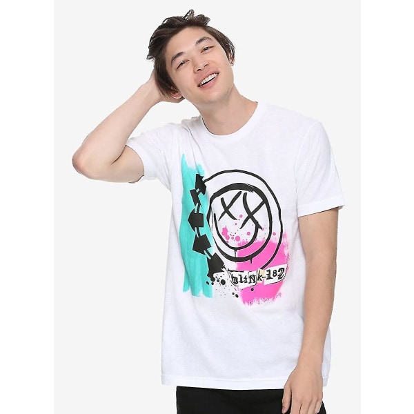 Blink-182 Självbetitlad Slim-fit T-shirt (stor) Vit S