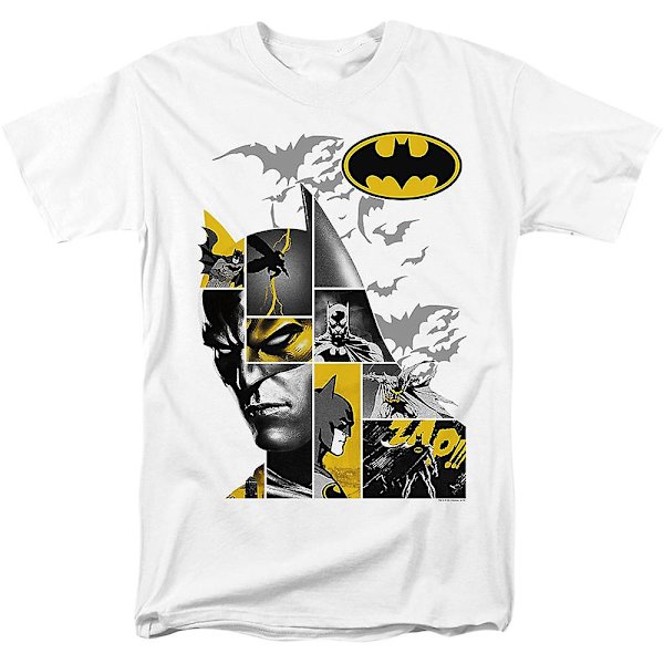 Caped Crusader Collage Batman T-shirt M