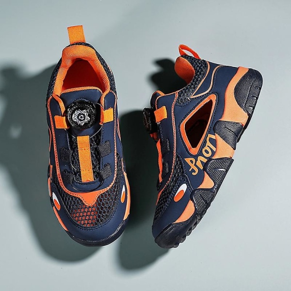 Sneakers för pojkar Andas löparskor Mode Sportskor 3C0372 Blue 37