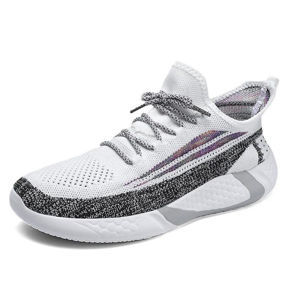 Herrsneakers Löpartennisskor Lättviktsventilerande Sport Athletic 3Cdx3 White 40