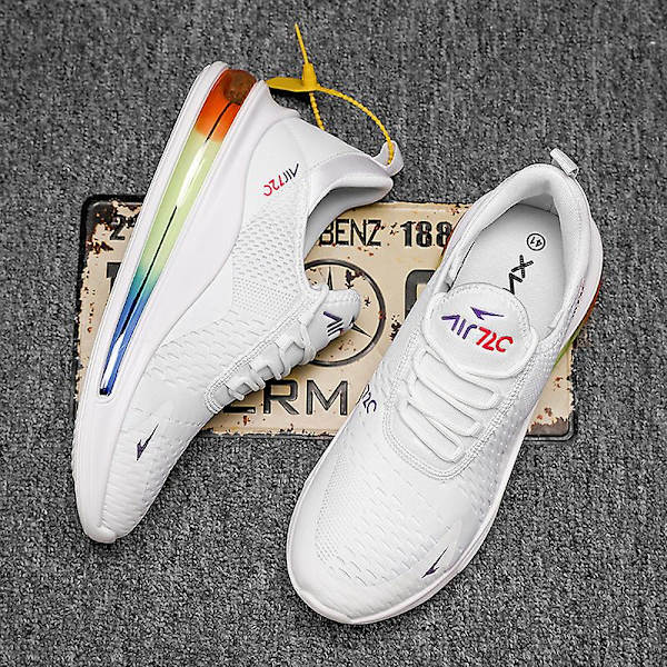 Air Sports löparskor för herr Anti-halks sneakers 1Gf12 White 36