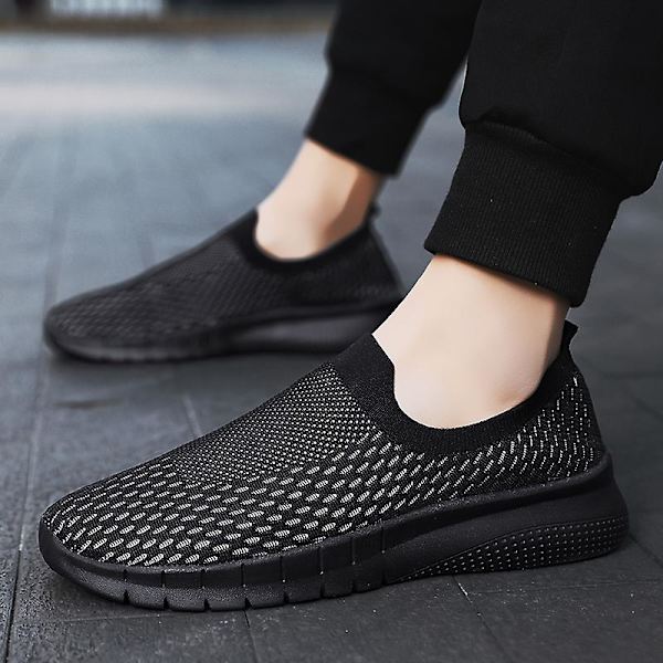 Herrsneakers Ultralätt andas löparskor Fr28270 Black 41