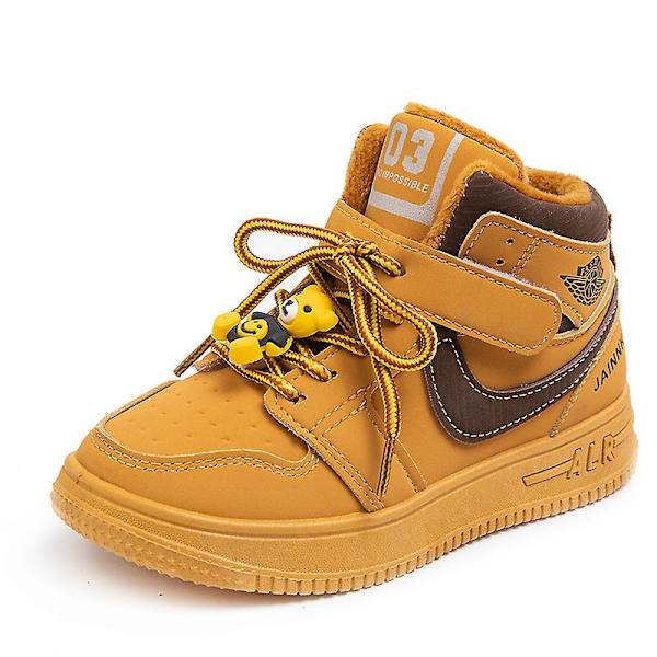 Sneakers för barn Andas Pojkar Flickor Skateboard Skor Löparskor 02 Yellow 28