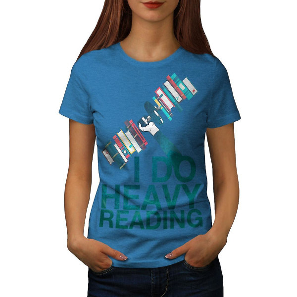 I Do Heavy Reading Kunglig T-shirt för kvinnor XXL