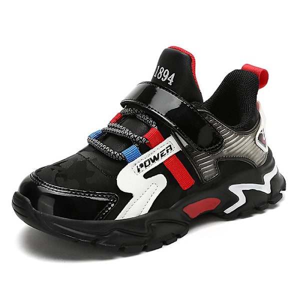 Sneakers för barn Andas Pojkar Flickor Löparskor Mode Sportskor 3As2203 Black 30