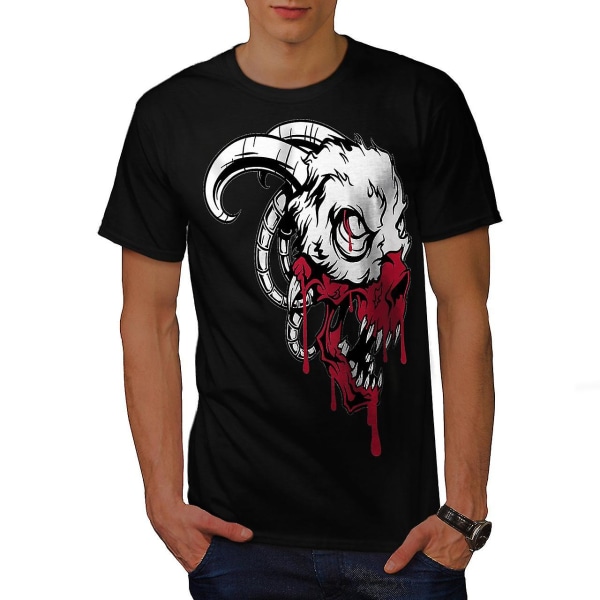 Evil Blood Animal Horror Män Blackt-shirt | Wellcoda M