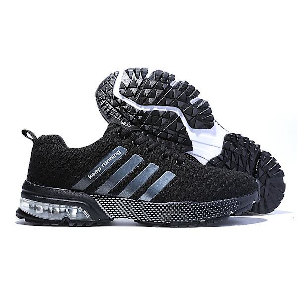 Herr Sneakers Andas löparskor Mode Sportskor 8702-1 Black 41
