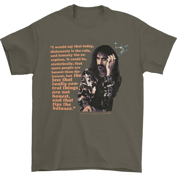 Frank Zappa Honest Tee T-shirt M
