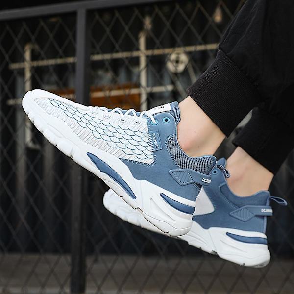 Herr Sport löparskor Andas Mode Sneakers Frn8118 Blue 44