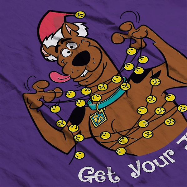 Scooby Doo Christmas Tangled In Lights barntröja