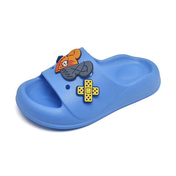 Barn Strandtofflor Modesandaler Utomhus Halkfria inomhusskor Yj829-2 Blue 210
