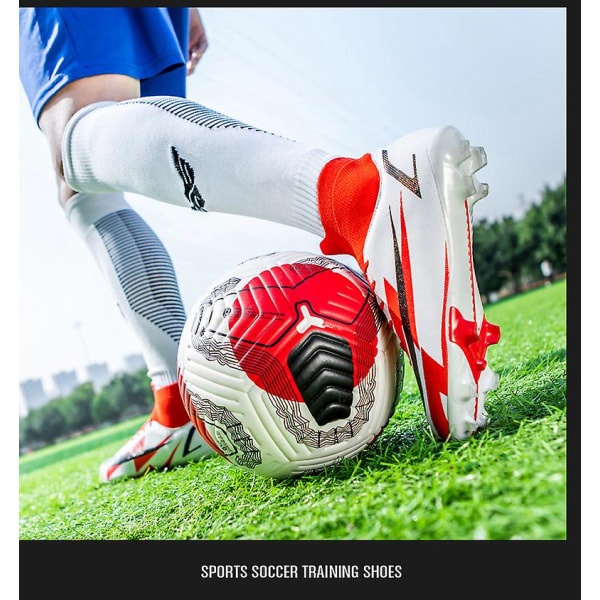 Fotbollsskor för män Fotbollsskor Klossar Spike Skor Sneaker Bekväma vuxna Atletisk Utomhus/inomhus/tävling/träning 39