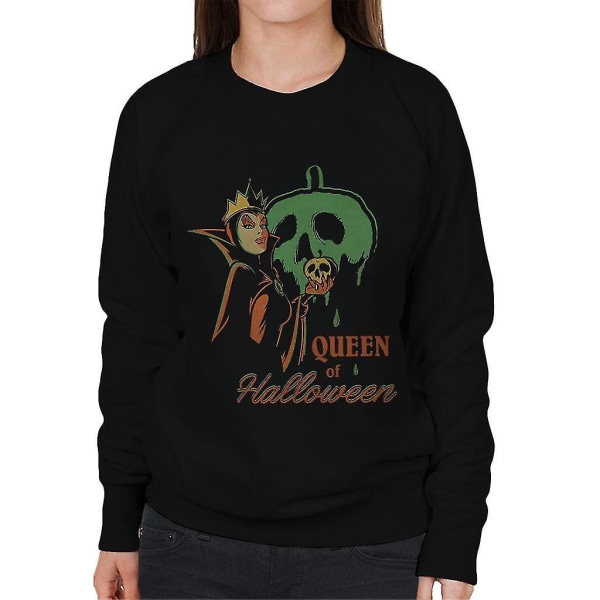 Disney Snow White Evil Witch Queen Of Halloween Sweatshirt för kvinnor M