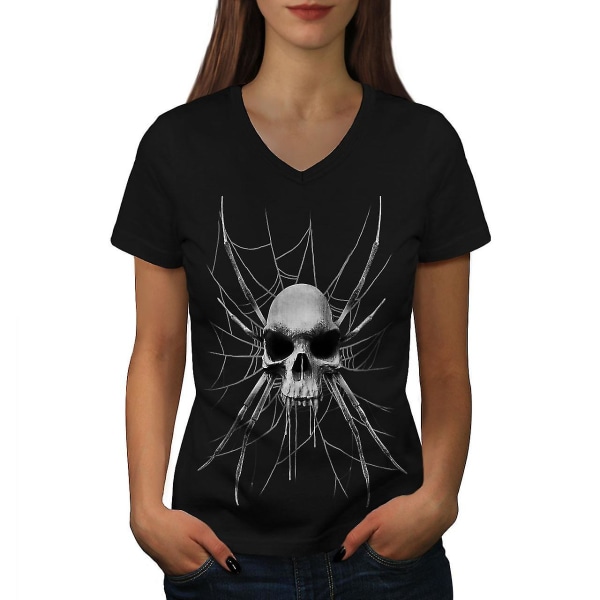 Spindelnät Skelett kvinnor T-shirt M