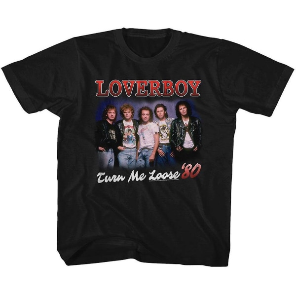 Loverboy Turn Me Loose Youth T-shirt L