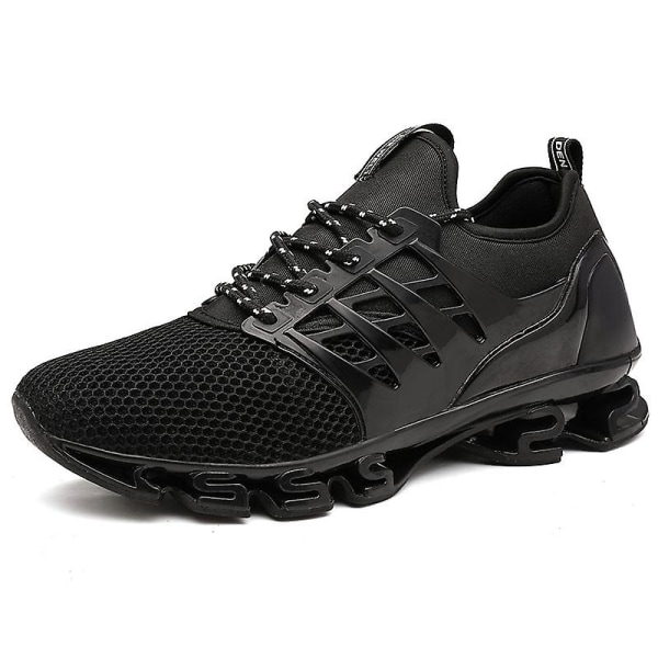 Herrsneakers löptennisskor Lättviktsventilerande Sport Athletic 3D8066 Black 46