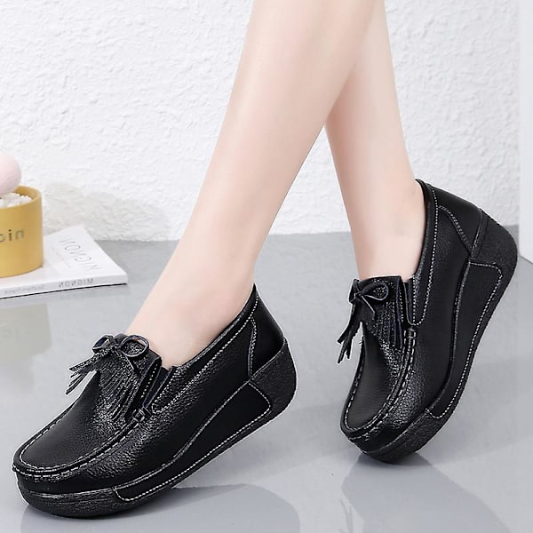 Damer Casual Mode Skor Loafer Skor Mamma Skor 3Au18798 Black 36