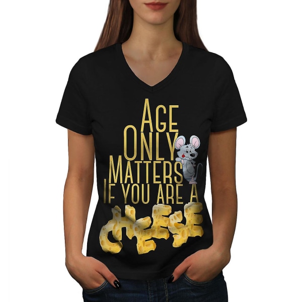 Cheese Lover Birthday Women T-shirt XL