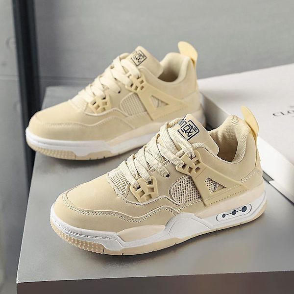 Barn Sneakers Andas Pojkar Flickor Skateboard Skor Löparskor Yj999 Beige 34