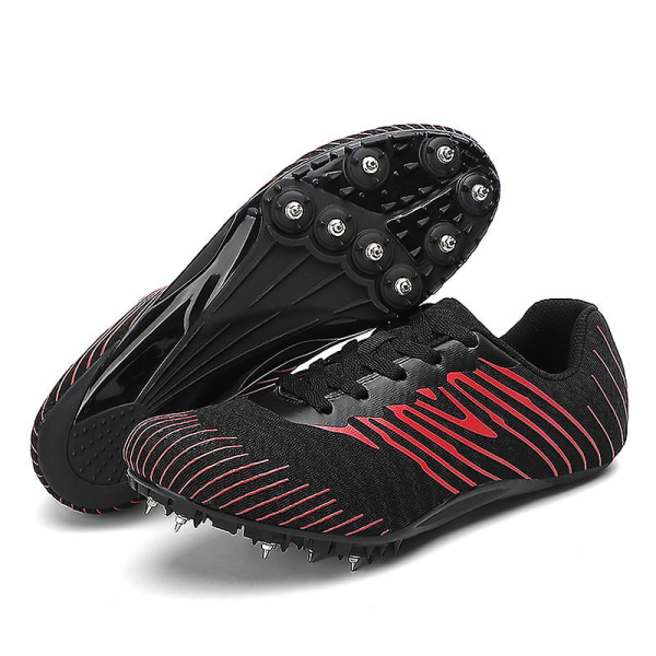 Friidrottsskor för män Spikes Track Race Hoppande Sneakers Professionell löpning Nail Spikes Skor 3Ctj012 Black 45