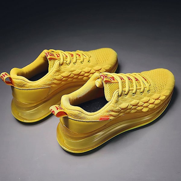 Herrsneakers Air Sports löparskor 2C6857 Yellow 40