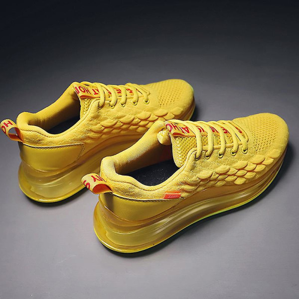 Herrsneakers Air Sports löparskor 2C6857 Yellow 41