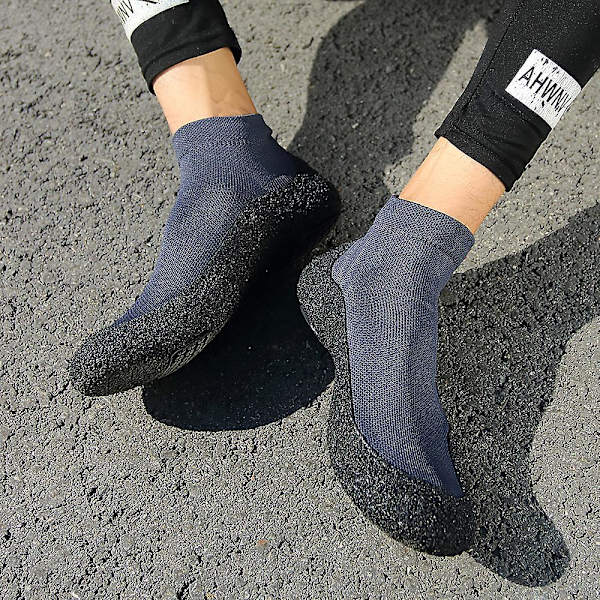 Herr Sport Löparskor Lättvikt Fitness Yoga Strumpor Skor Fr20219 DarkBlue 43