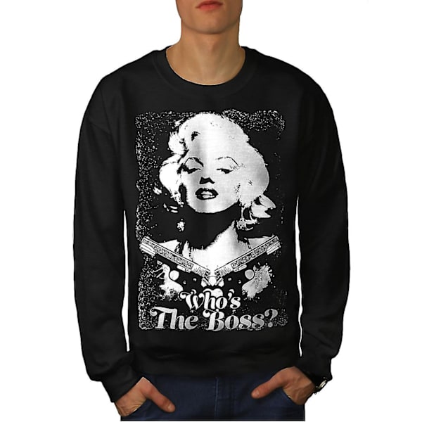 Vem är Marilyn Men Blacksweatshirt S