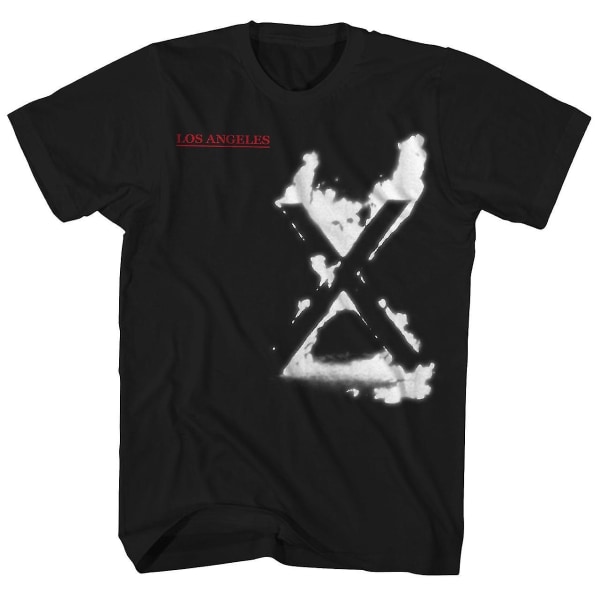 X T Shirt Los Angeles Flaming X Shirt XXL