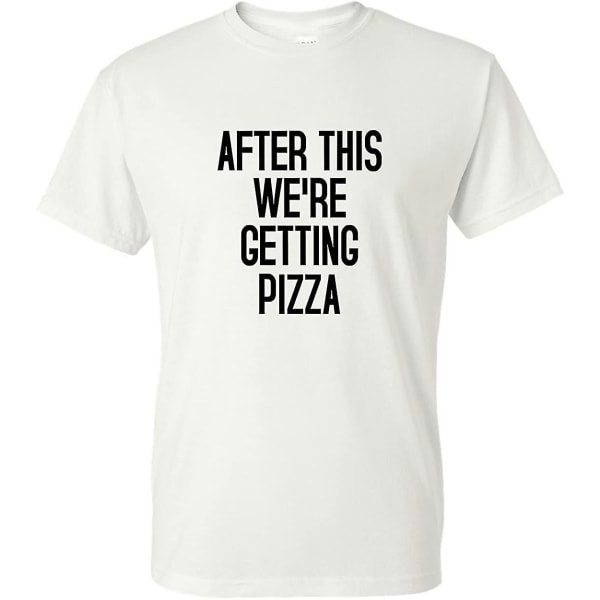 Efter detta får vi pizza herr T-shirt topp för damer