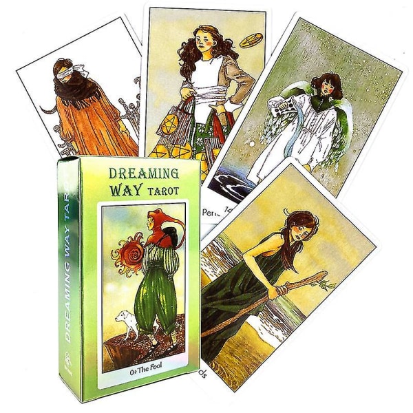 The New Tarot Collection Cards Klassiska brädspel Fantasifullt Oracle Divination Desk-spel med pdf-guidebok78st Tt113