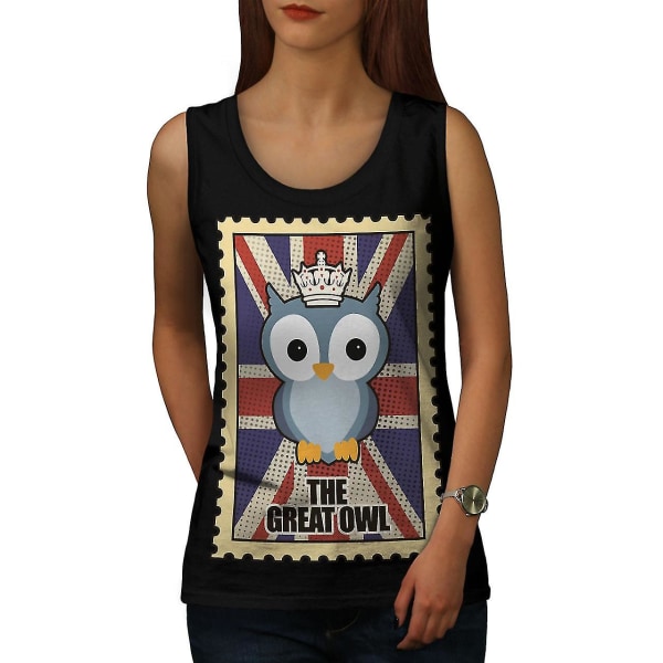 The Great Owl Women Blacktank Top M