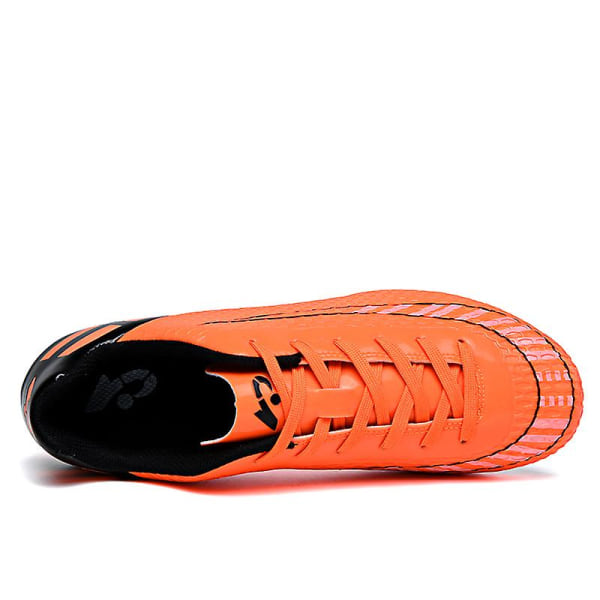 Friidrottsskor för män Spikes Track Race Hoppande Sneakers Professionell löpning Nail Spikes Skor 2J010 Orange 43