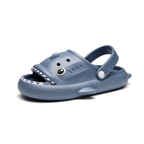 Pojkar Flickor Strandtofflor Hajsandaler Utomhus Halkfria inomhusskor 3Bsy001 Blue 26-27