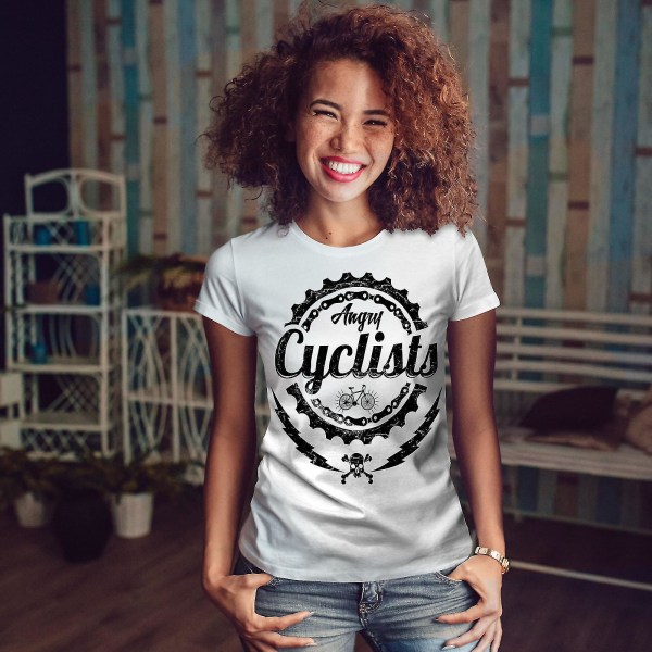 Arg cyklist Cool Women Whitet-shirt 3XL