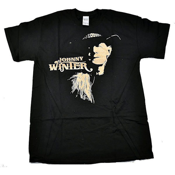 Johnny Winter Western Photo T-shirt L