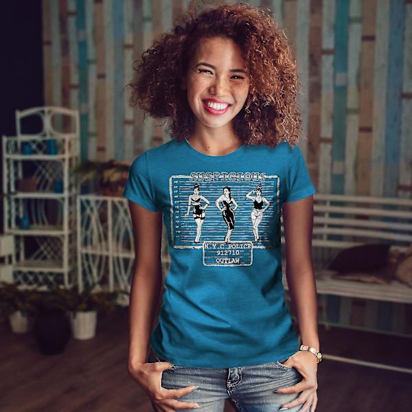 Strange Girls Hot Sexy Women Royal Bluet-shirt XL
