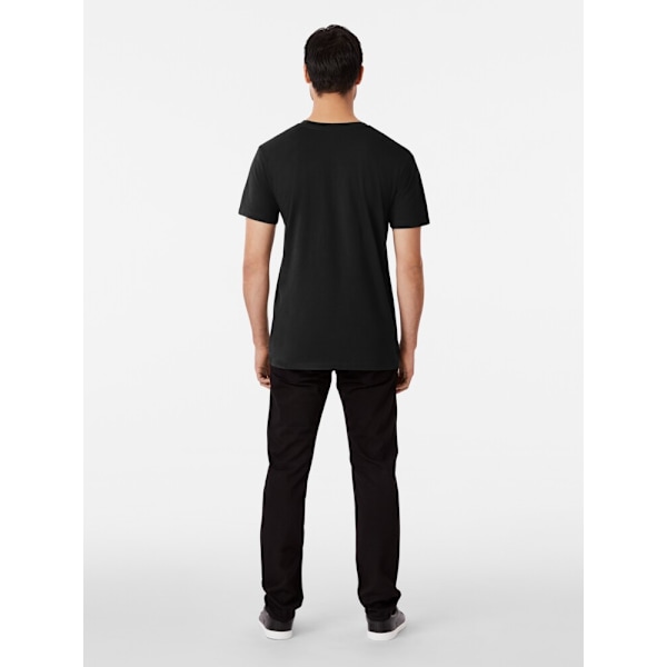 Söt och leende trädgårdsmästarflicka med kaktus och små växter kawaii Premium T-shirt Black M_Front