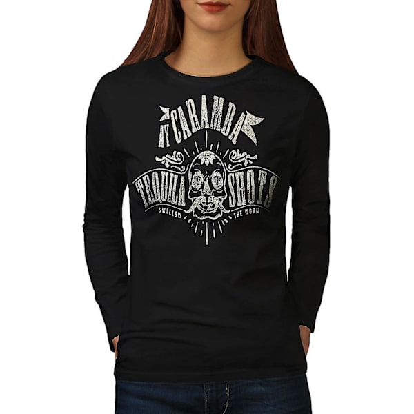 Tequila Shots Mode Långärmad T-shirt för kvinnor M