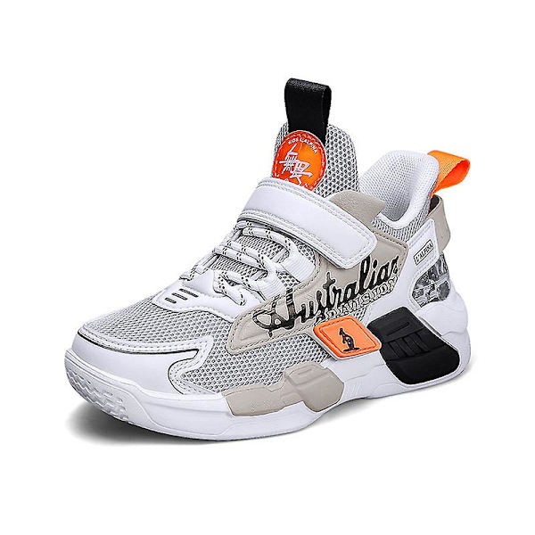 Sneakers för barn Halkfria lätta sportlöparskor Fr098 Gray 30