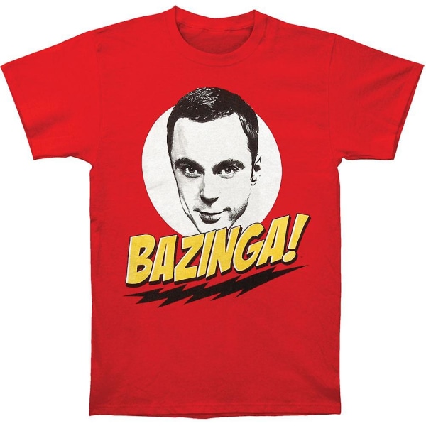 Big Bang Theory Bazinga! Med Sheldon T-shirt XXL