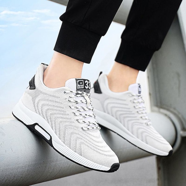 Herrsneakers Andas löparskor Mode Sportskor 3A2201 White 44