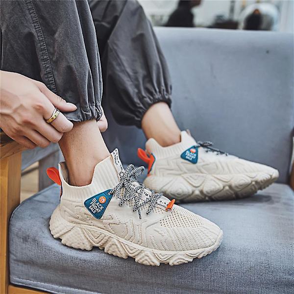 Herrsneakers Andas löparskor Mode Sportskor 3Ba13 Beige 41