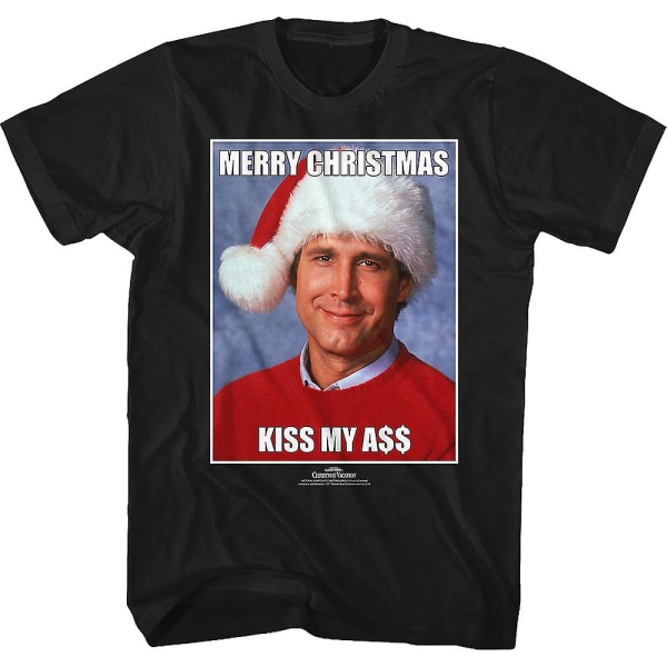 Clark Griswold Kiss My Ass Christmas Vacation T-shirt L