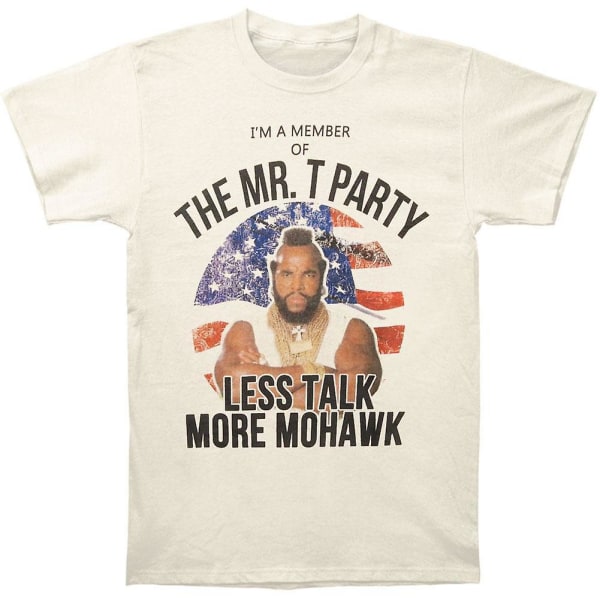 Mr T Less Talk More Mohawk T-shirt L