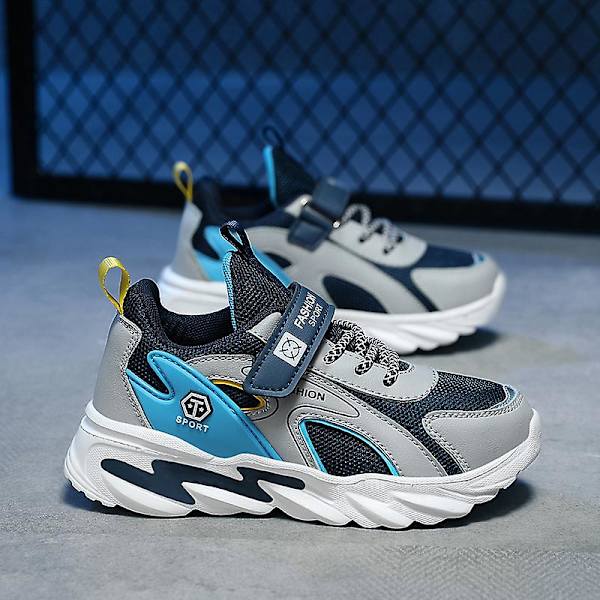 Pojkar Flickor Sneakers Andas löparskor Mode Sportskor 3Af858 Blue 34