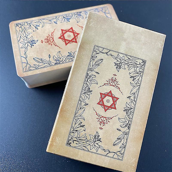 The New Tarot Collection Cards Klassiska brädspel Fantasifullt Oracle Divination Desk-spel med pdf-guidebok78st Tt113